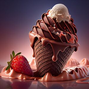 Strawberries & Cream Fiesta Scoop